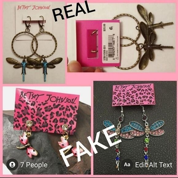⚠️Fake Betsey Johnson Alert - Picture 2 of 5